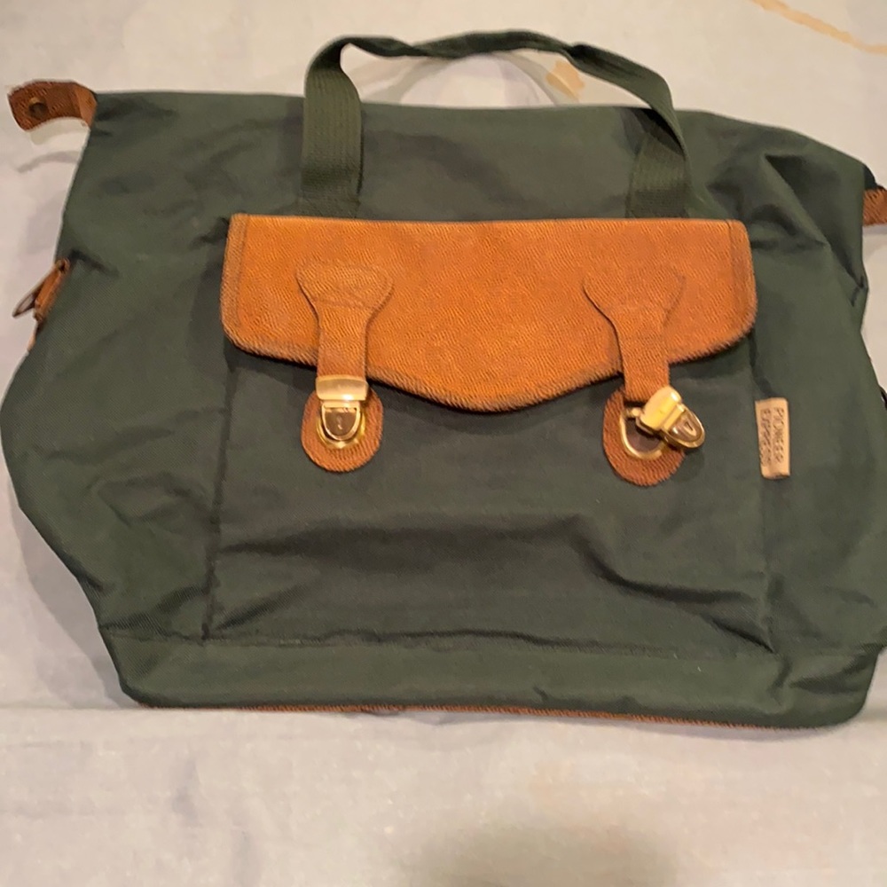 Heavy duty canvas courier bag with strap.  Never used.